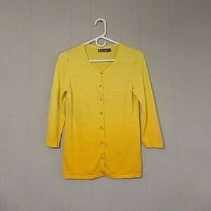 NYC 7th Avenue crewneck Chelsea cardigan